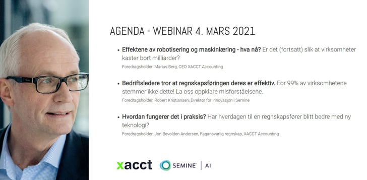 Xacct webinar invitasjon 4 mars